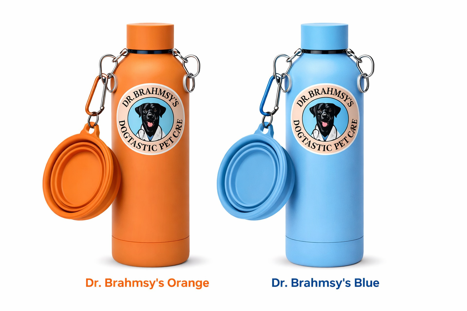 Dr. Brahmsy's Dogtastic Water Bottle - Preorder for $5 off and free shipping