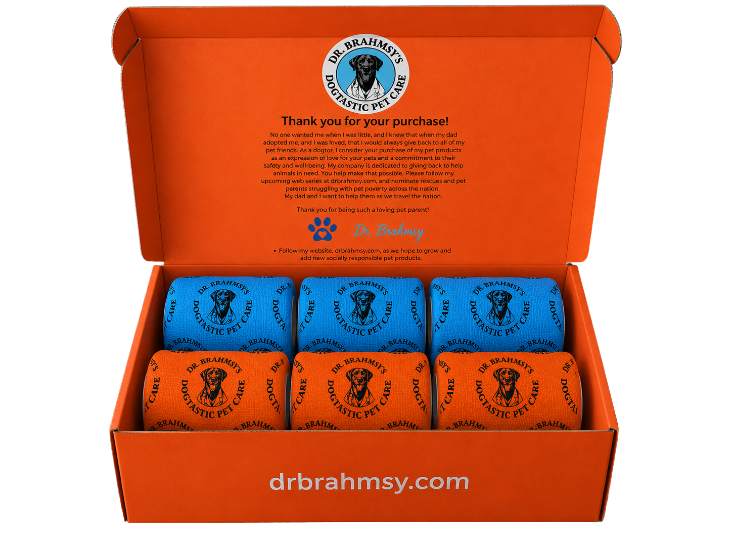 Dr. Brahmsy's Dogtastic Elastic Bandages — Coming July 2026!